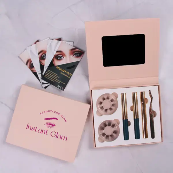 DIY Lash Kit | Glam Lash Kit - Easy DIY Application, Long-Lasting Results | At Home Lash Extensions | DIY eyelash kit Individual lashes