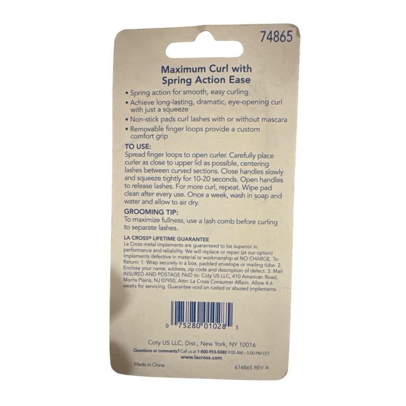 Eyelash Curler Spring-Action Smooth Curling+Refills - Image 2
